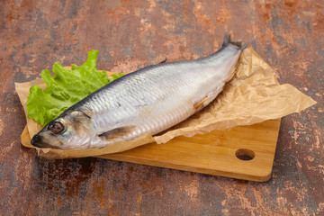 Salted herring fish