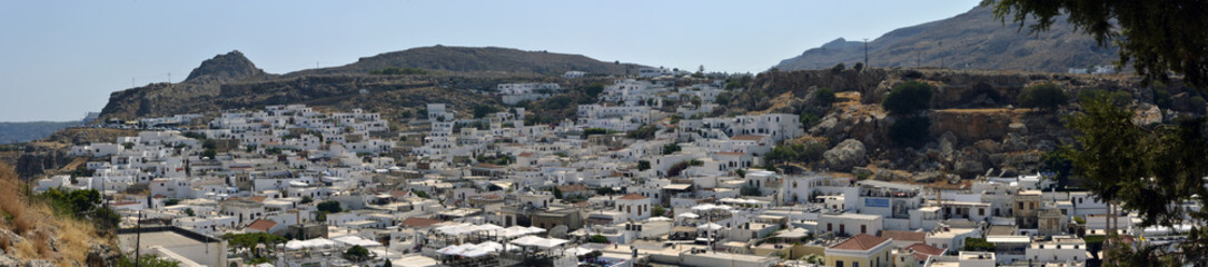 Fototapeta na wymiar Lindos city, Rhodes