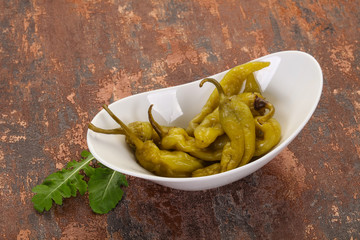 Pickled green pepper
