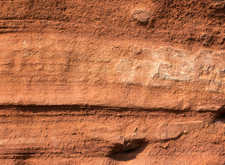 Weathered sedimentary sandstone rock