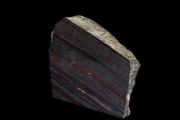 old book on black background