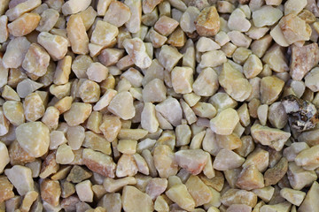 Close-up of small gravel stones as a background