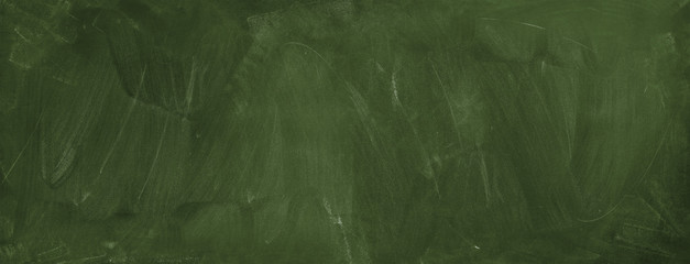 Green blackboard or chalkboard banner