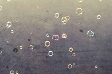 Beautiful blur colorful blue bubble background texture and wallpaper