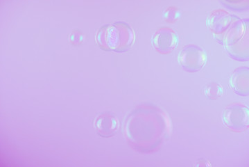 Beautiful blur colorful blue bubble background texture and wallpaper