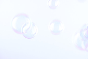 Beautiful blur colorful blue bubble background texture and wallpaper