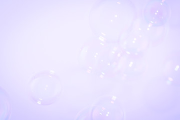 Beautiful blur colorful blue bubble background texture and wallpaper