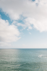 Clouds over the Pacific Ocean, at Treasure Island Park, in Laguna Beach, Orange County, California