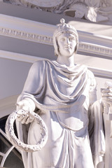 men's Sculpture white from plaster