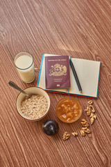 Desayuno antes de viajar