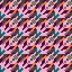 Graphic seamless colorful pattern.  Home  decor, interior design, cloth design.