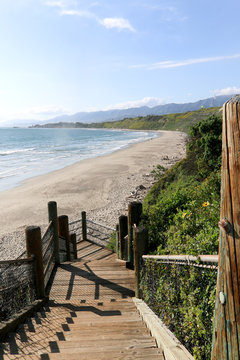 Rincon Beach Park in Carpenteria, California