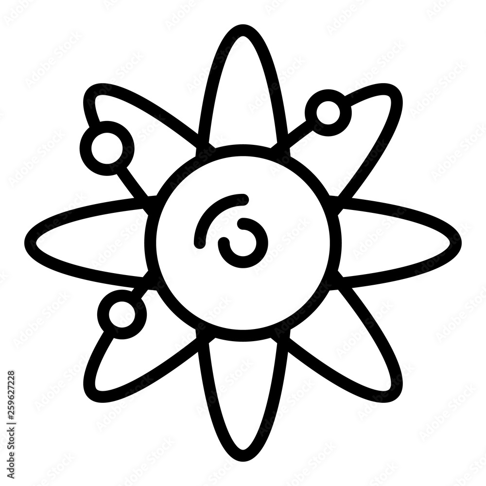 Aufkleber solar system icon. outline solar system vector icon for web design isolated on white background