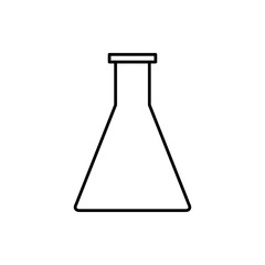 vector outline icon of test tube