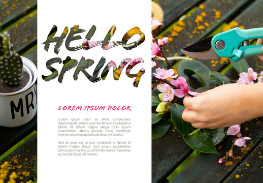 Horizontal Springtime Poster
