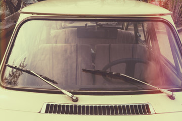 vitre voiture vintage 