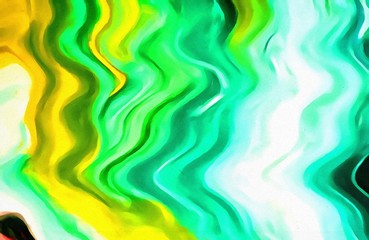 Abstract waves pattern. Beauty art background, bright and warm colors design. Graphic created texture. Multicolor.