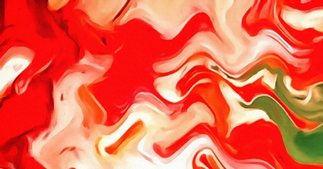 Abstract waves pattern. Beauty art background, bright and warm colors design. Graphic created texture. Multicolor.