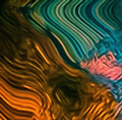 Abstract waves pattern. Beauty art background, bright and warm colors design. Graphic created texture. Multicolor.