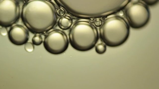 gotas burbujas