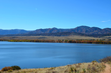 Fototapeta na wymiar chatfield state park in littleton colorado