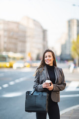 Fototapeta premium Beautiful young professional businesswoman