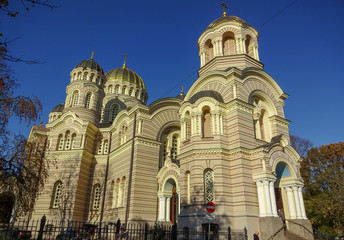 Obraz premium Riga is the capital of Latvia. Beautiful city