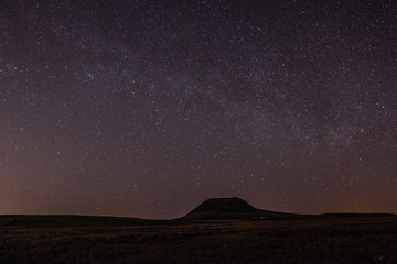 Fototapeta na wymiar Mount Slemish night sky