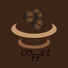 coffee in brown