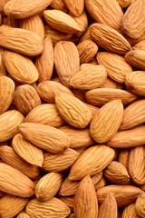 almonds top view texture, for background, vertical, wallpaper