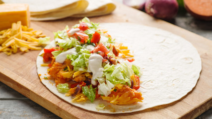 Sweet potato wrap
