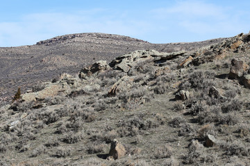 aerial view of mountains