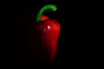  Pepper half in shadow and half in light