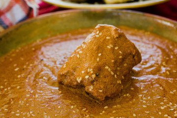 Pipian rojo, Traditional Mexican Food in mexico city