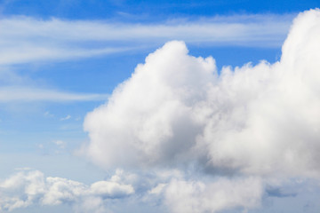 white clouds in the sky