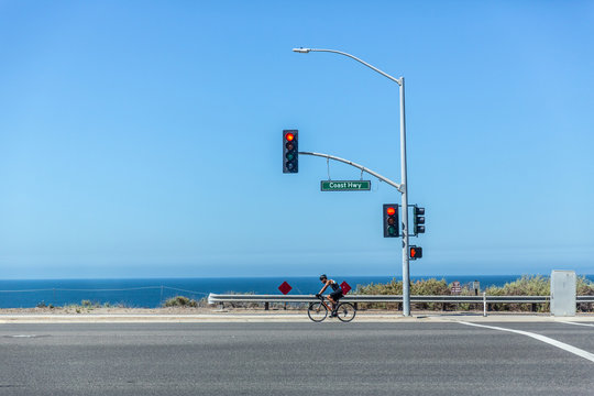 Man on bicycle 