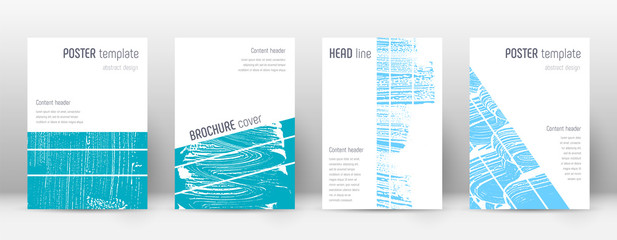 Cover page design template. Geometric brochure lay