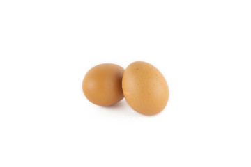egg isolated on white