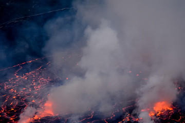 Fototapeta na wymiar Nyirangongo volcano in Congo
