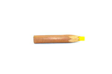 Isolatet yellow pencil