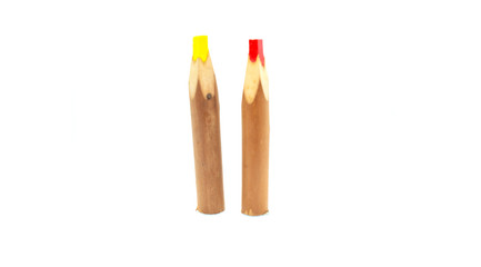 Pencils isolated on white