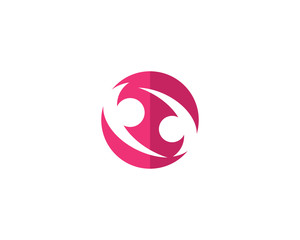 Obraz premium Adoption and community care Logo template vector icon 