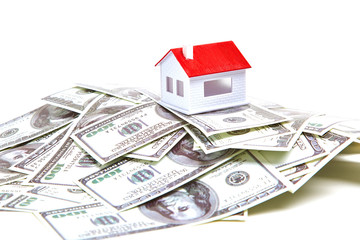 A model of the house on the dollar