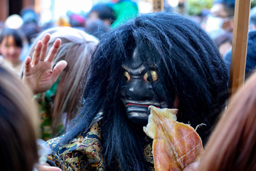 Oni, yōkai, mask, kimono, japanese, event