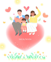 Family Day Illustration