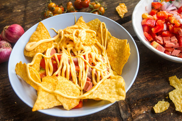 Nacho cheeeseAs snacks prepared easily.