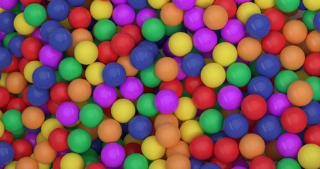 Fototapeta na wymiar Colorful bubbles like toys