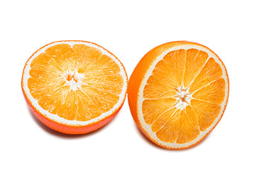Orange. Isolated on White Background.