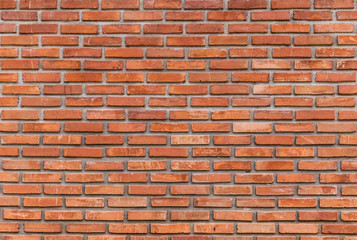 Fototapeta premium The background of the brick wall made from clay, arranged in a wall background