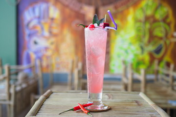 cocktails on the beach